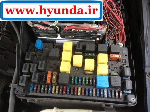 جعبه فیوز اصلی جعبه فیوز داخل موتور