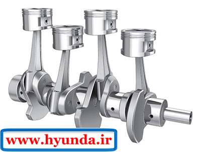 ارتباط پیستون و شاتون با میل لنگ piston 04