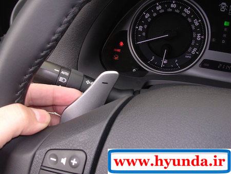 شیفتر تعویض دنده پشت فرمان خودرو automatic transmition 09