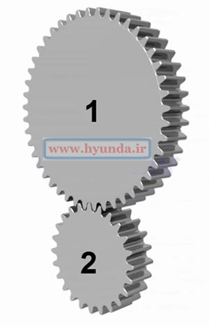 زوج چرخ دنده محرک و متحرک manual gearbox 02